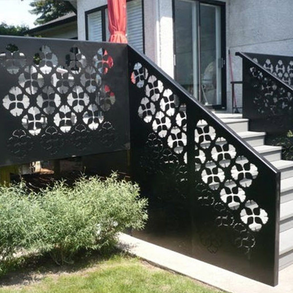 Laser cut staircase